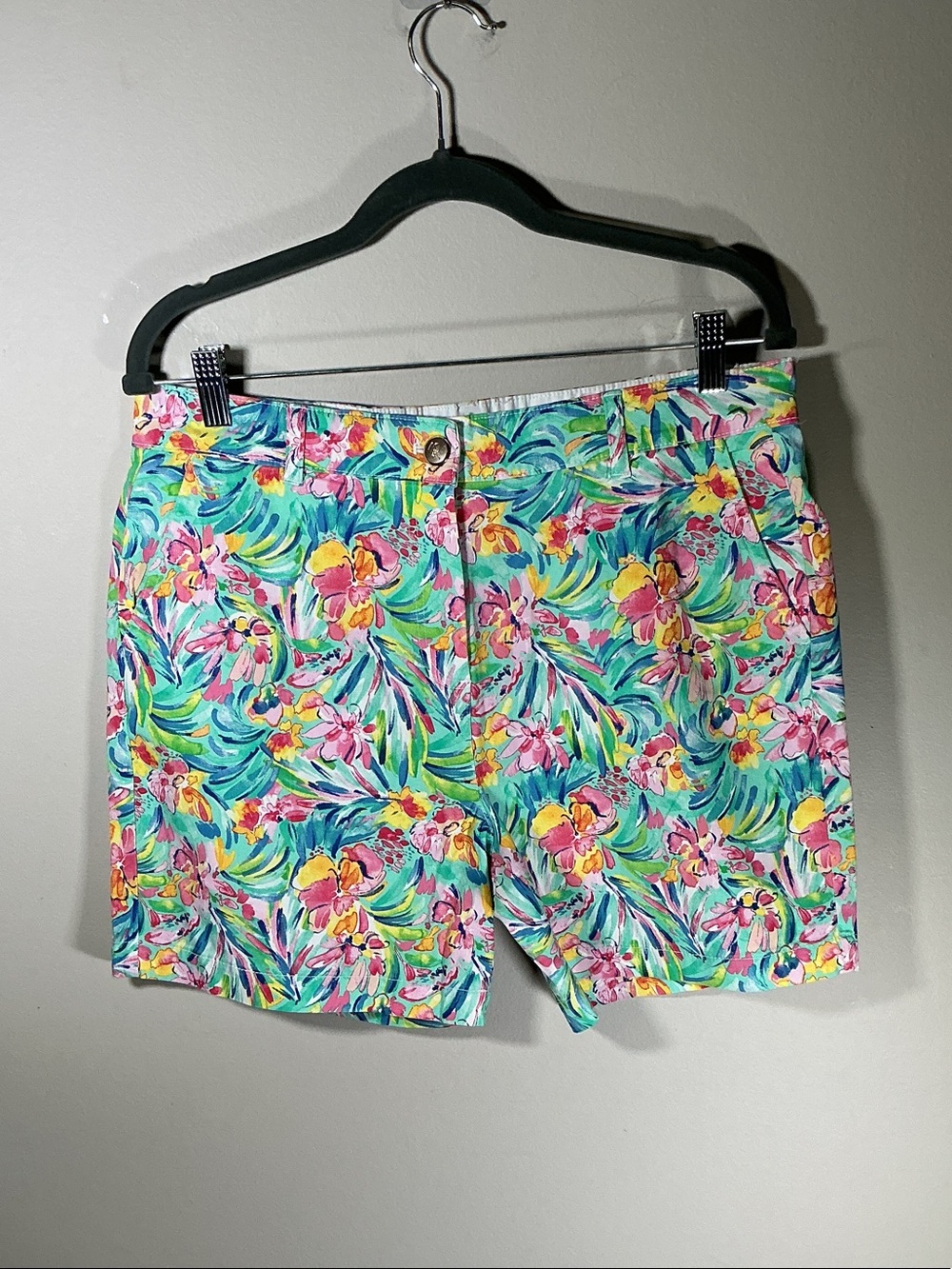 Stella Parker Collection Tropical Floral Shorts Size 8